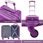 29" Large Suitcase Check-in Hold Luggage Hard Shell 4 Wheels Tsa Lock | Large | Purple