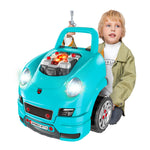 Kids Truck Engine Toy Set W/ Horn, Light, Car Key, For Ages 3-5 Years | Green