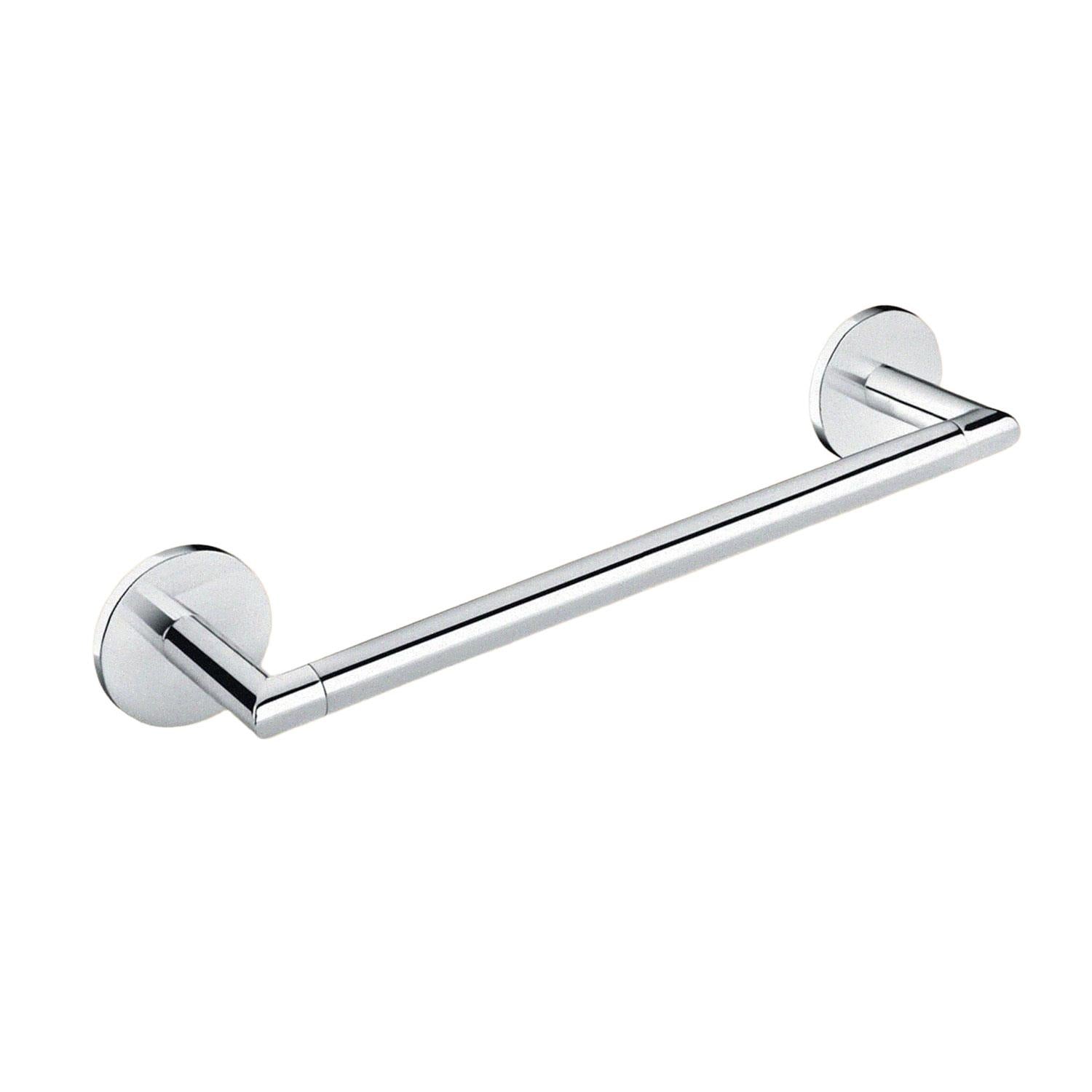 Towel Rail, Self-adhesive, Polished Chrome, 60,5 Cm. Collection Duo Round