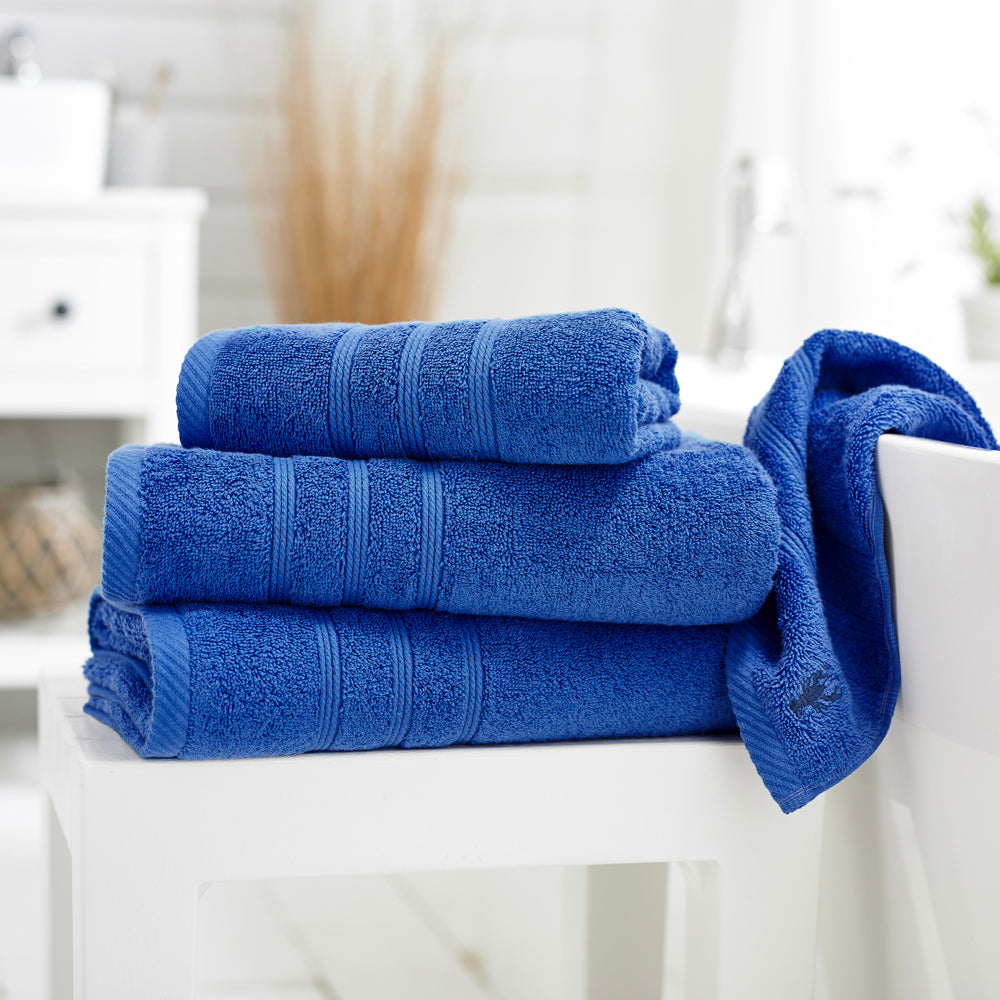 Kaleidoscope 550gm Combed 100% Cotton Towels | Bath Sheet | Royal Blue