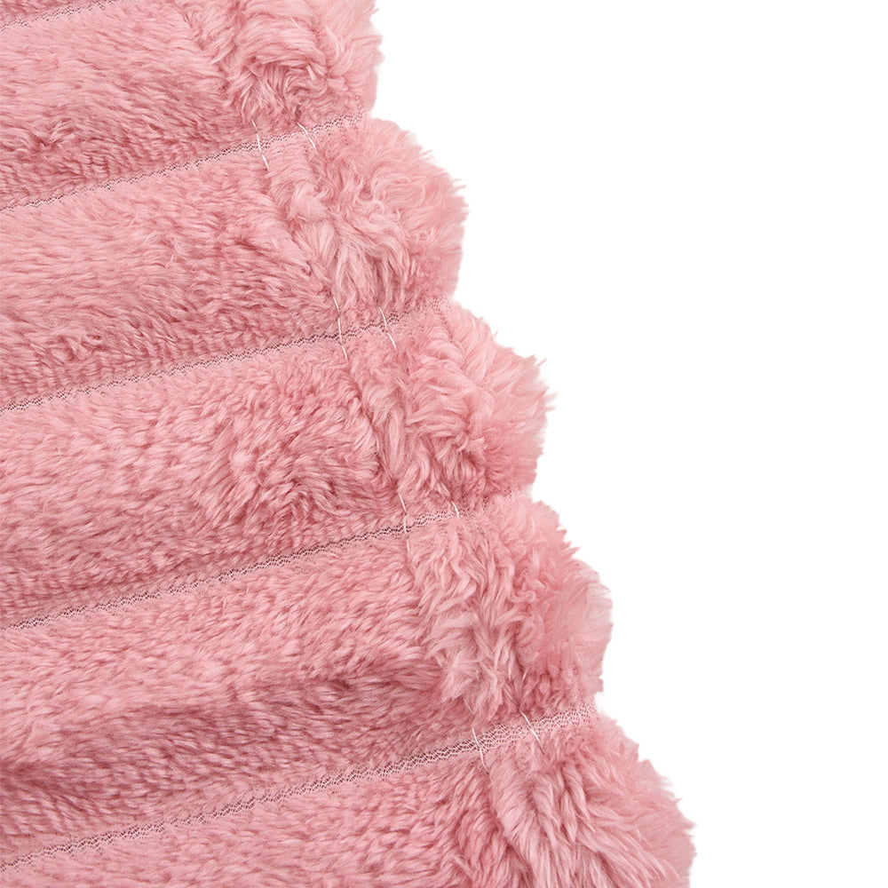 Cozy Striped Throw Blanket Soft Double-sided Use, Warm, Fade-resistant & Easy To Clean | Large | Pink