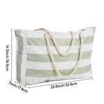 Polyester Large Capacity Tote Bag Beach Bag | Light Green