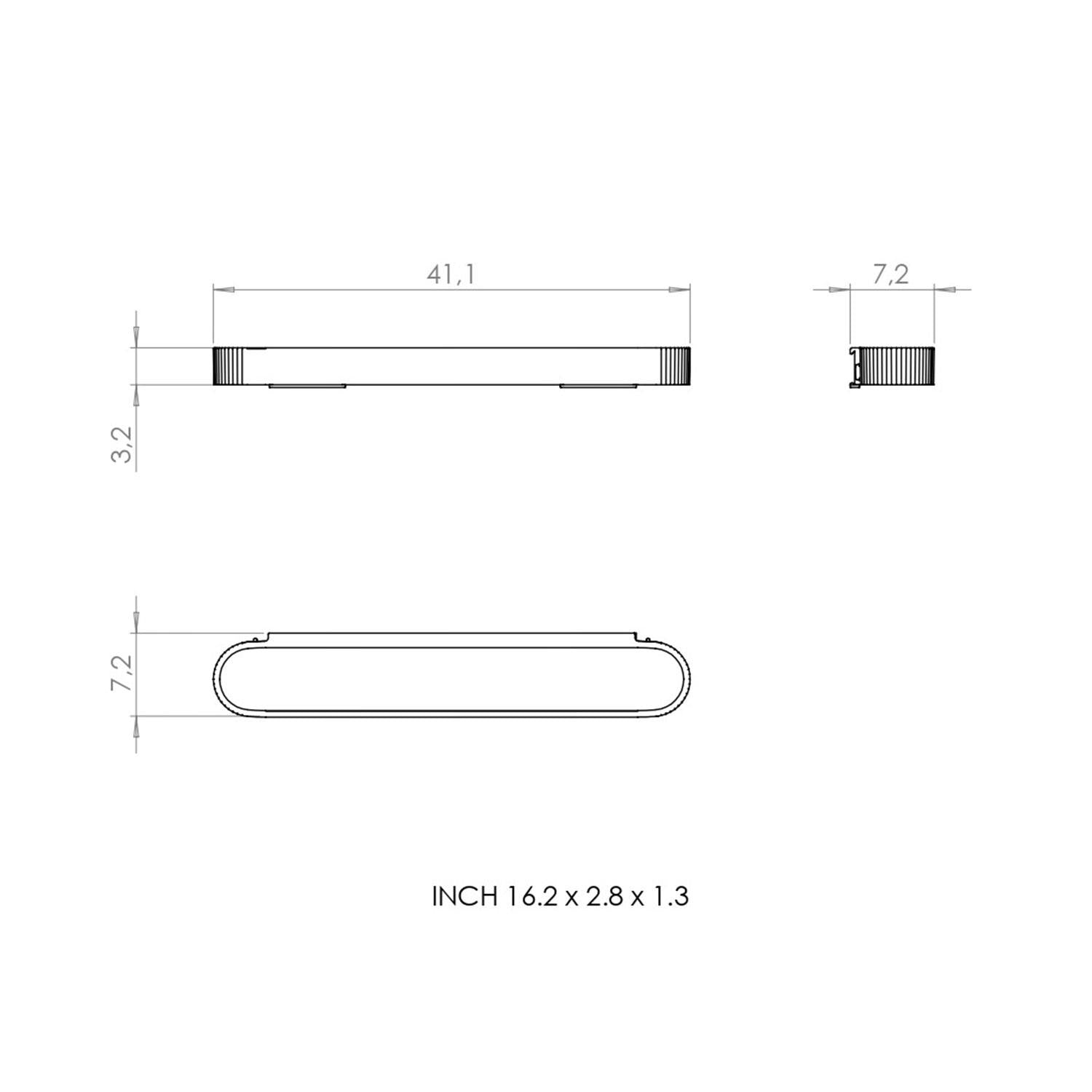 Towel Ring 40cm Wall Mounted Compatible W/alife Collection | Matte Black