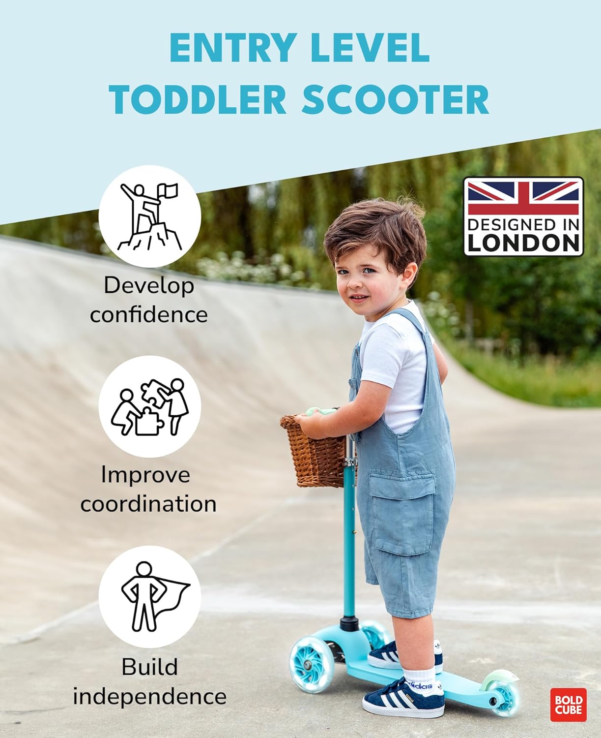 Teeny 3 Wheel Scooter | Blue