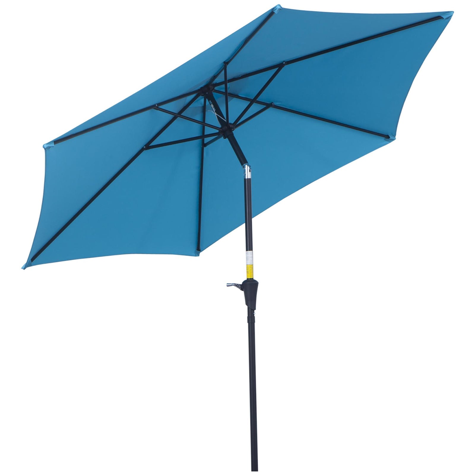 2.6m Patio Umbrella With Tilt Crank | Blue