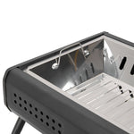 Living and Home Portable Folding Charcoal Grill Lightweight Outdoor Bbq For Camping Picnic