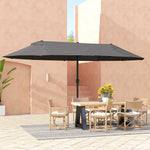4.6m Double-sided Sun Umbrella W/ Crank