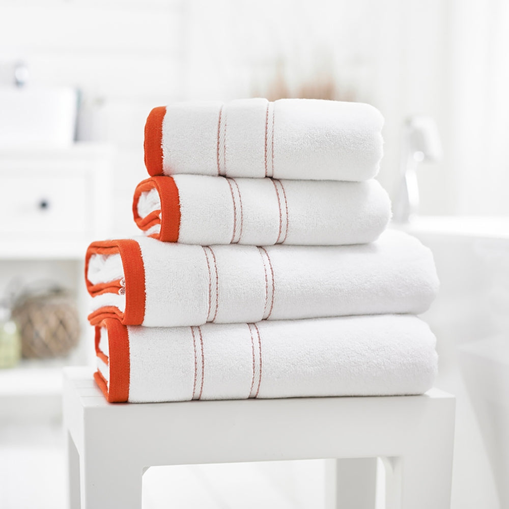 Delamere 100% Cotton Zero Twist Towels – Ultra-soft 600gsm Luxury | Hand Towel | Ginger
