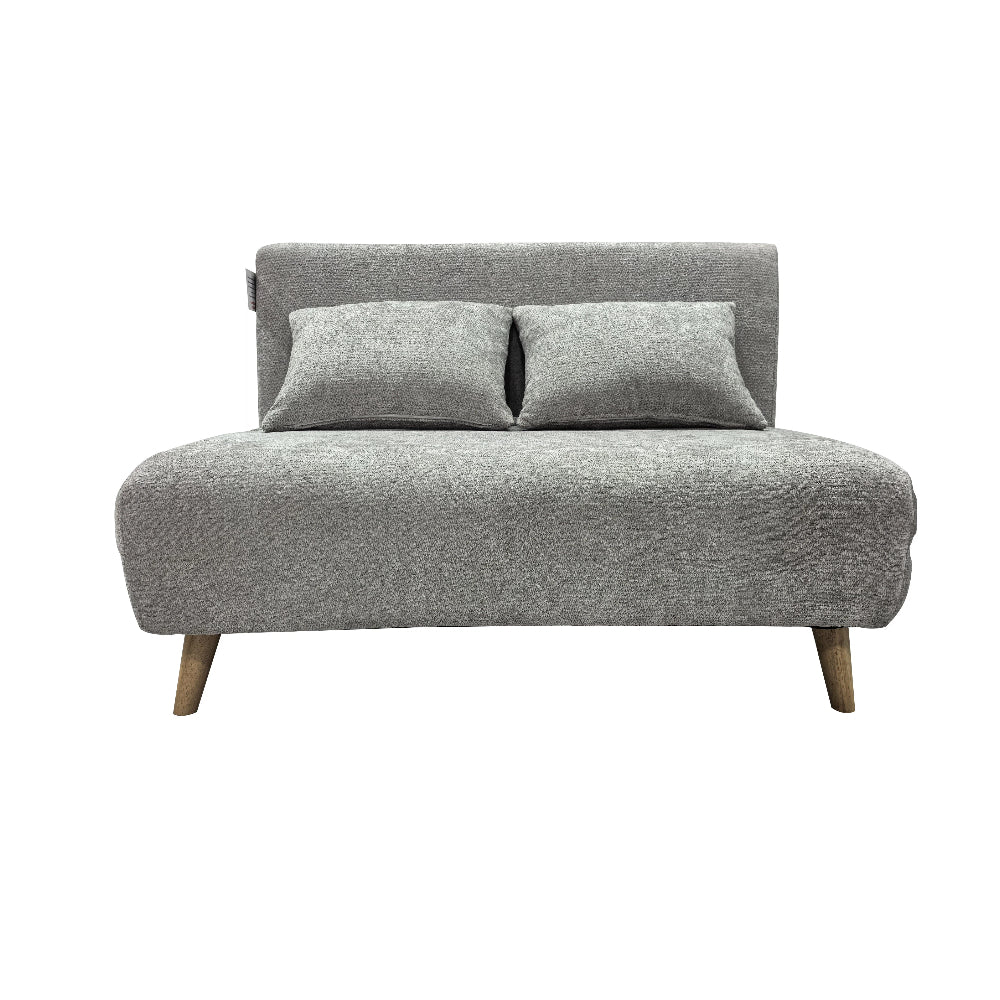 Joshua Duo Two Seat Sofa Bed | One Size | Grey