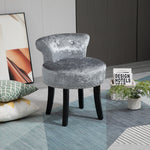 Dressing Table Stool Vanity Seat W/ Rubber Wood Legs Bedroom | One Size