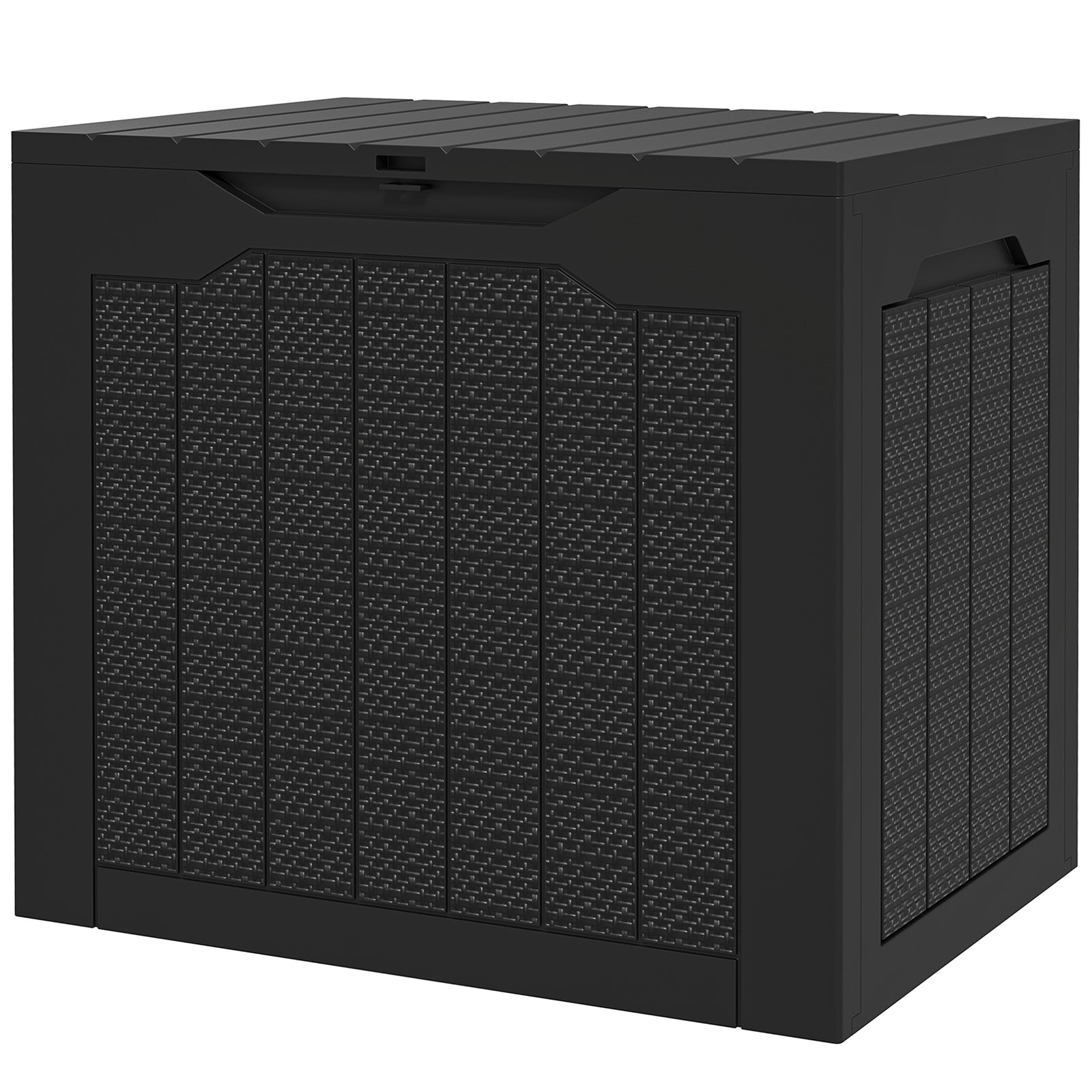 93l Plastic Garden Storage Box, Storage Container W/ Handles