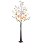 4/5/6ft Artificial Tree With Warm White Led Lights | 6ft | Brown