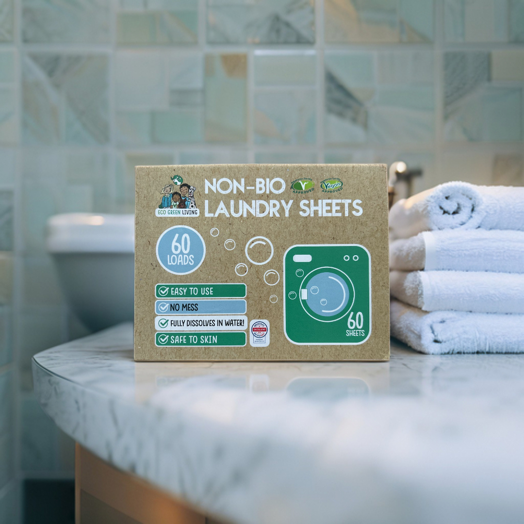 Non-Bio Laundry Detergent Sheets x 60 (Fragrance-Free)