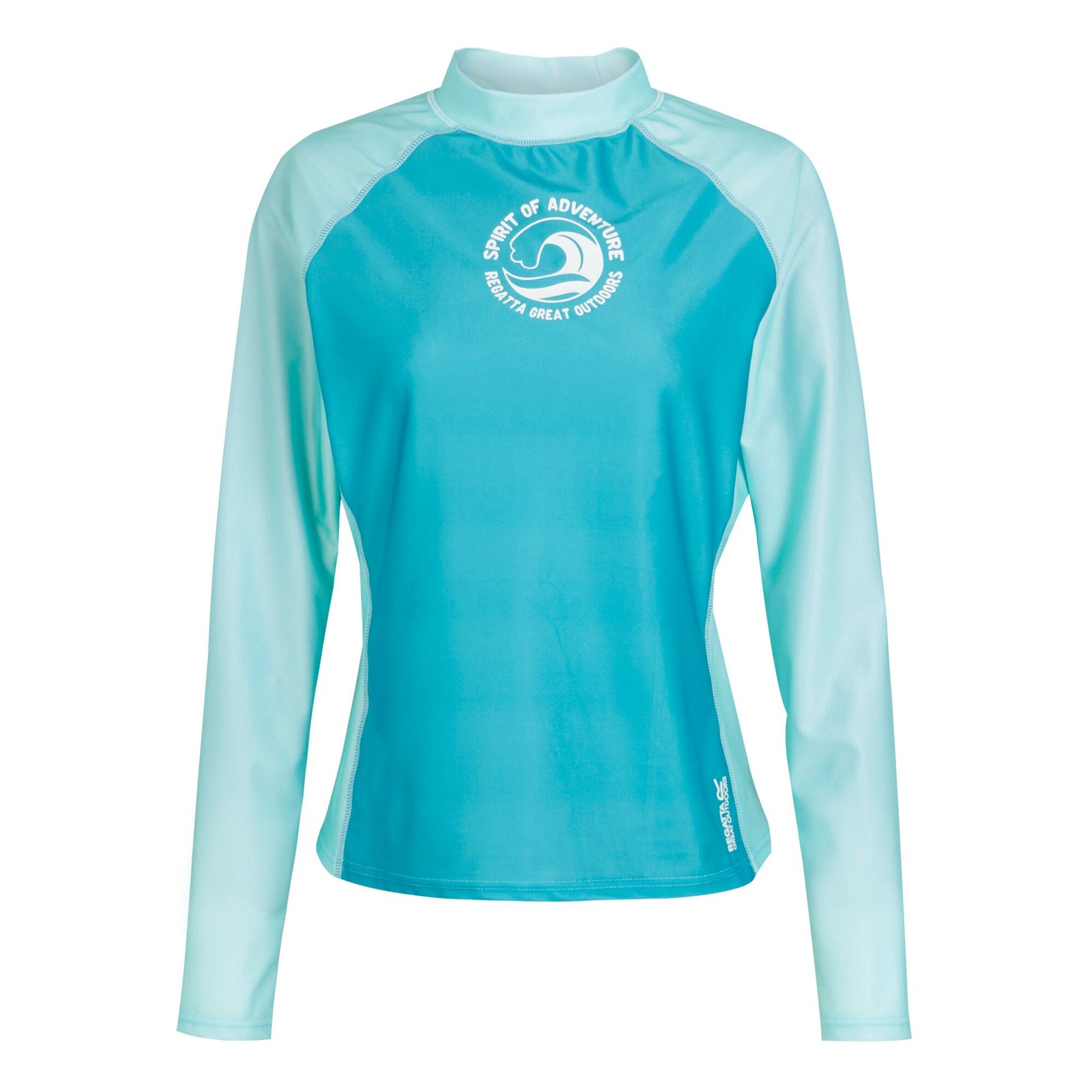 Womens/ladies Long-sleeved Rash Top | 16 UK | Blue