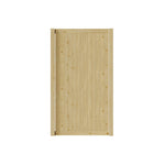 90cm W X 180cm H Natural Wooden Garden Door With Z-brace Design, Outdoor Door With Door Latch