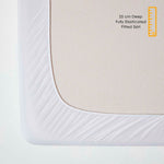 Quilted Mattress Protector | Double | White
