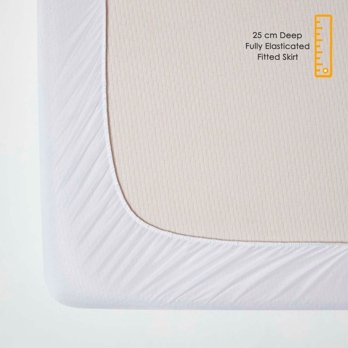 Quilted Mattress Protector | Super King | White