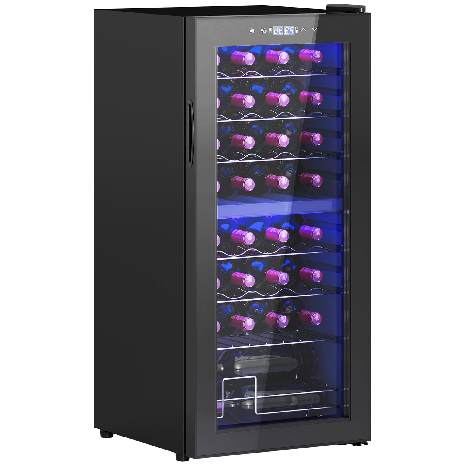 86l Dual Zone Wine Cooler Adjustable Temperature Control