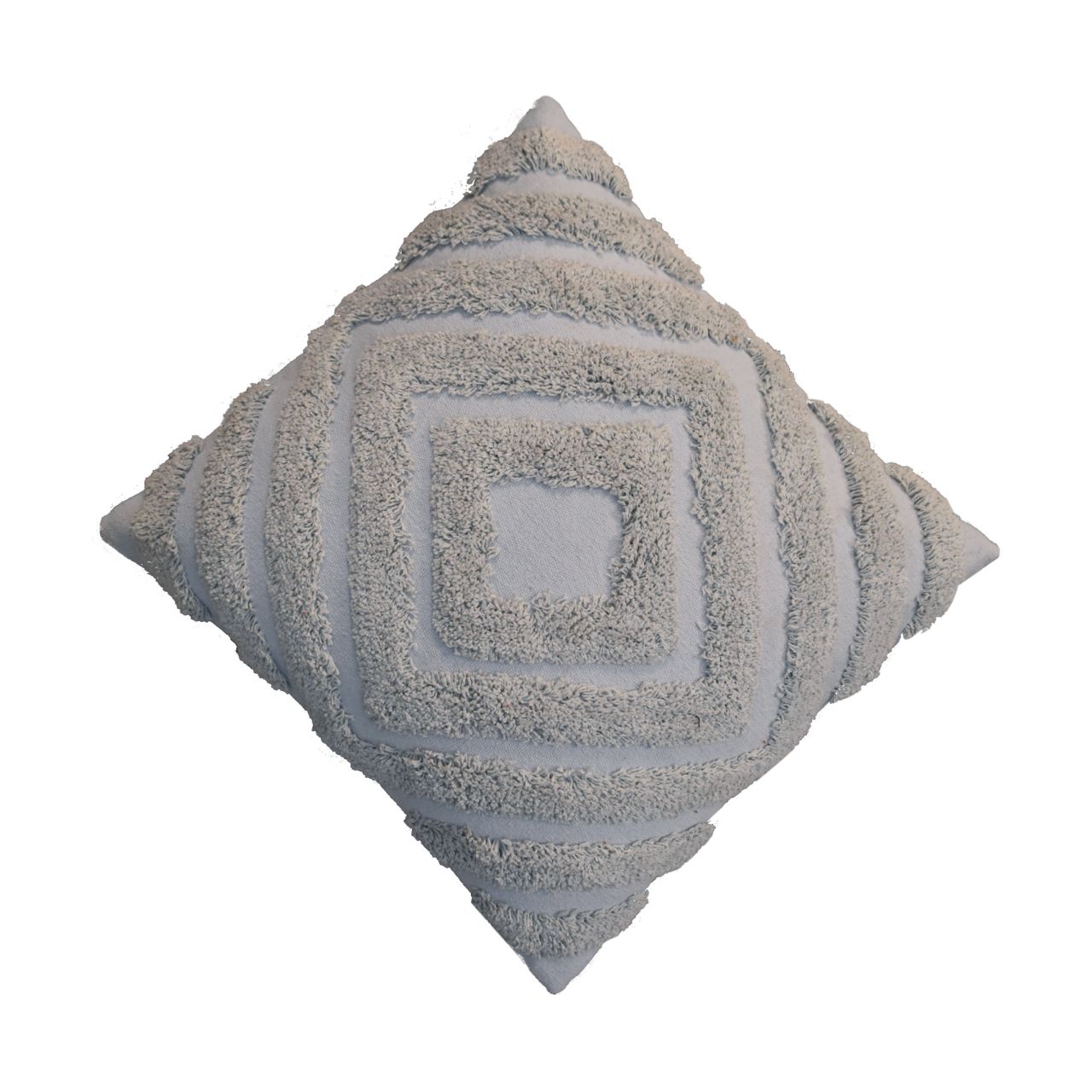 Diamond Cushion Set | Set-of-2 | Grey
