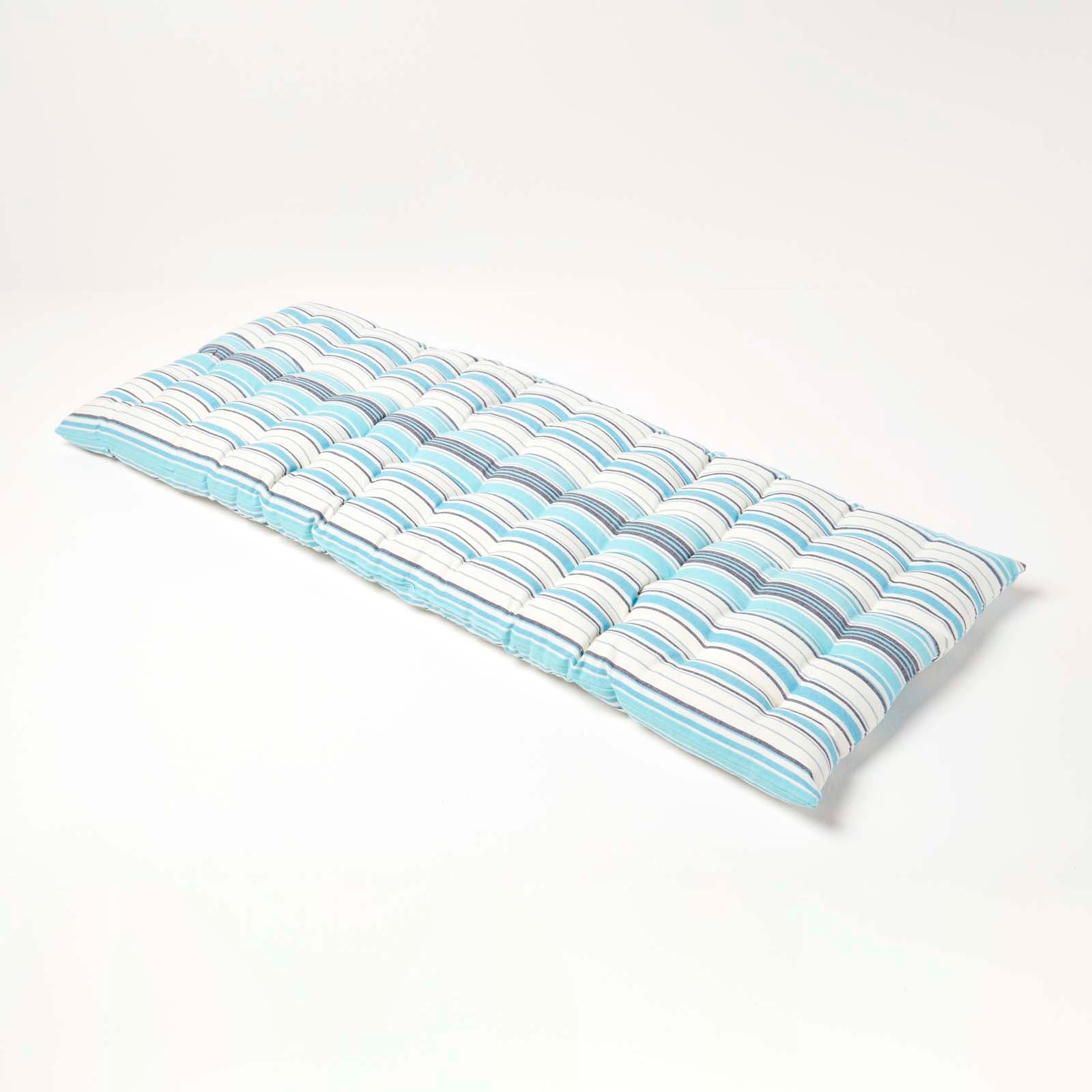 Striped Bench Cushion 2 & 3 Seater | 2 | Blue