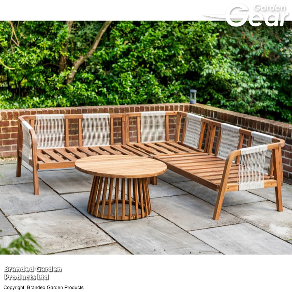 Garden_Gear Acacia Eleni Corner Sofa Set