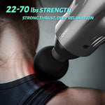 Dyzi Massage Gun Deep Tissue Lcd Touch 7 Speed Cordless Handheld 12 Heads