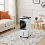 8l Portable Evaporative Air Cooler Tower Fan Design For Home & Office With Remote Control | Medium | White