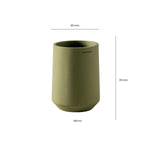Toothbrush Holder Big & Durable Polyresin Saona Collection | Tangerine