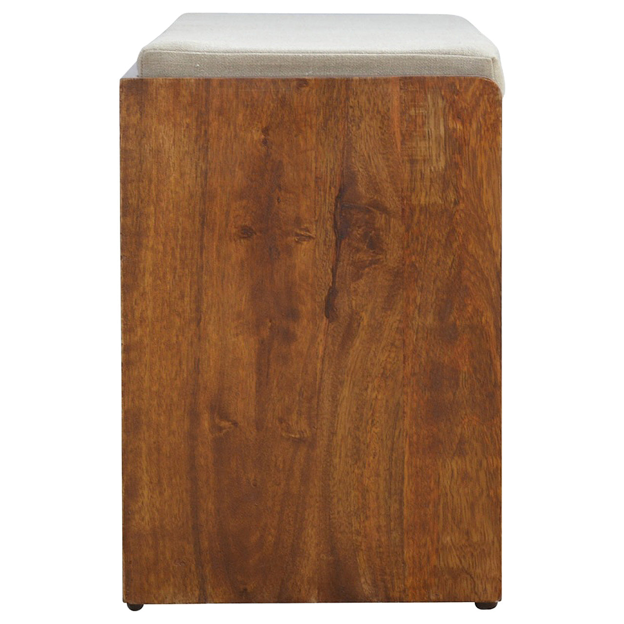 Solid Wood Mud Linen Pull Out Shoe Bench