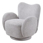 Chenille Upholstered Swivel Chair Armchair