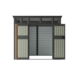 Breeins 8x7 Ft Large Metal Garden Tool Storage Shed