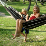 Barbados Mocca Double Cotton Traditional Garden Hammock With Bag