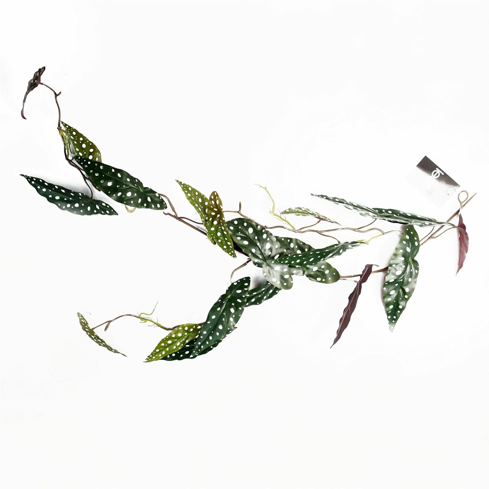 Artificial 110cm Trailing Hanging Begonia Maculata Spotted Plant Realistic