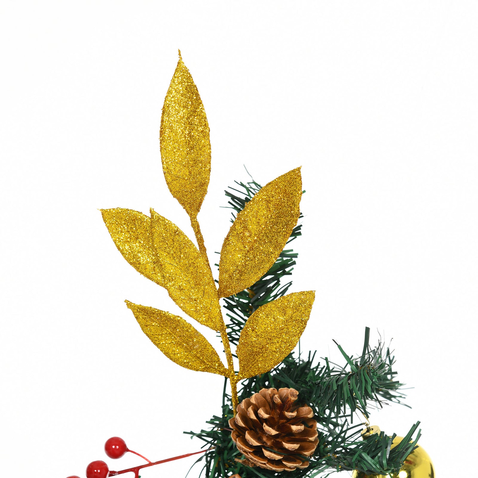 2.7m Artificial Christmas Garland Pine Cones