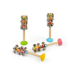 Bigjigs Toys Wooden Bell Stick - 1 Colour Chosen at Random