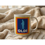 Dyzi Oldi Funny Old Man Quote Ceramic Coffee Mug White