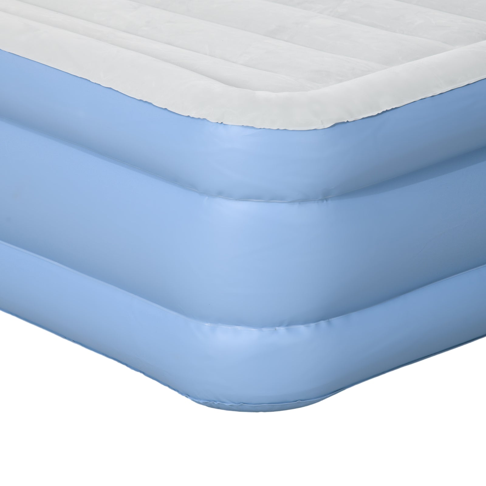 Single Air Bed With Built-in Pump | Gray