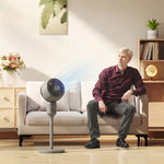 9" Pedestal Cooling Fan With Adjustable Speed | Grey