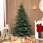 Christmas Tree, Hinged Xmas Tree With Realistic Branches | 6ft | Green