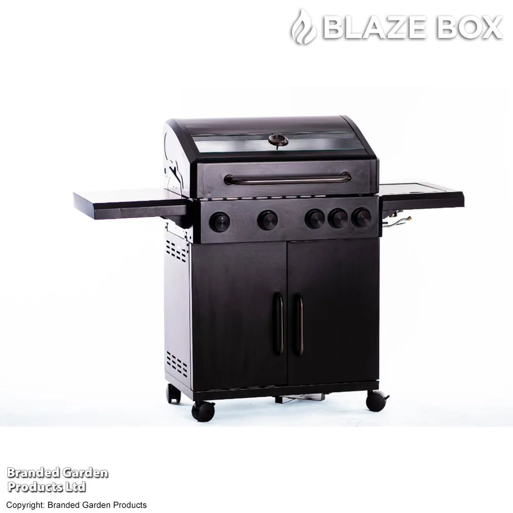 Blazebox Premium 4 Burner Gas Bbq With Sider Burner