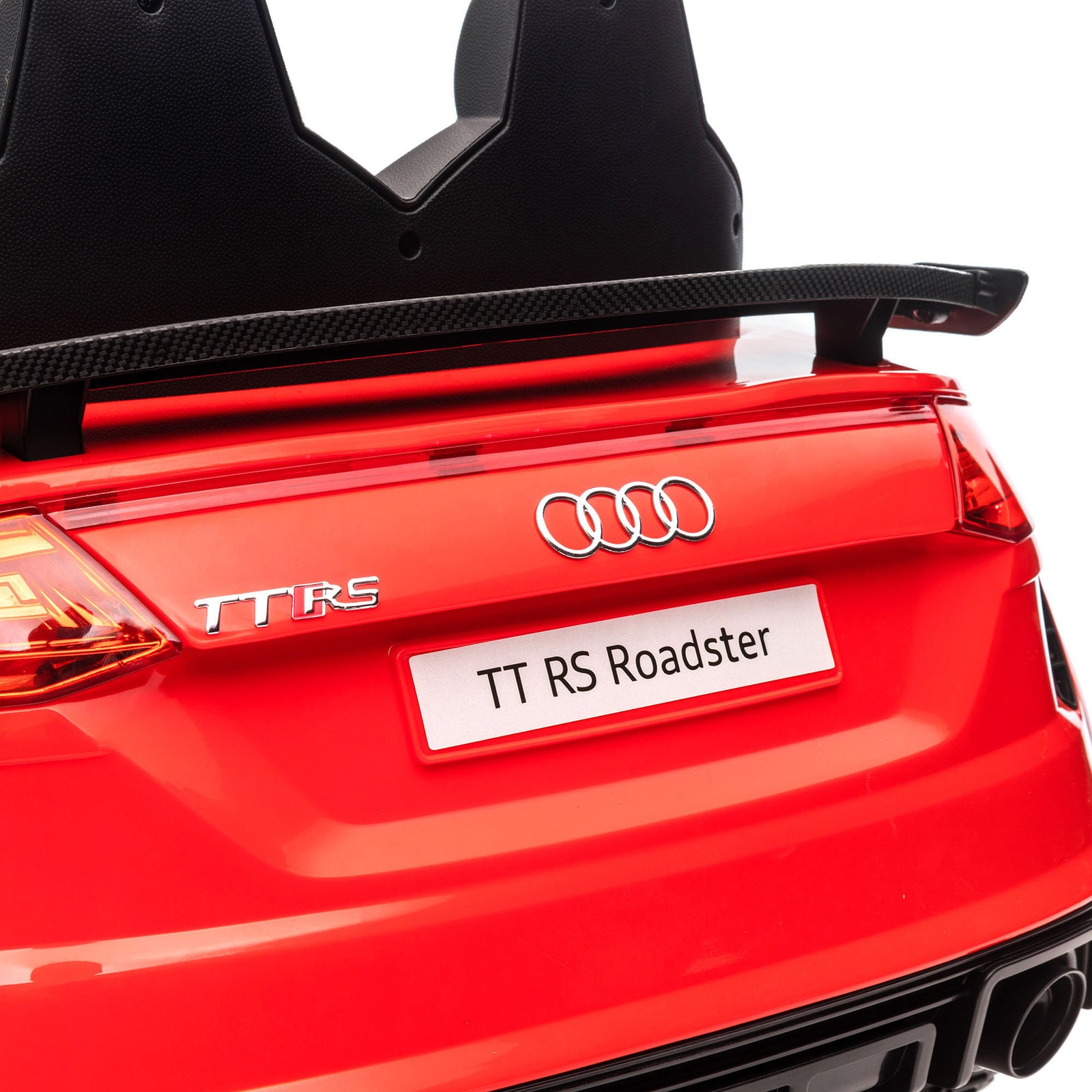 12v Battery Licensed Audi Tt Rs Ride-on Car W/ Remote, Headlight | Red
