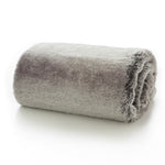 Ashbourne Ultrasoft Faux Fur Throw | 130cm x 180cm | Gray