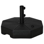 Octagonal Parasol Base Umbrella Stand, Black
