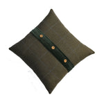 Artisan Furniture Quinn Cushion Set Of 2 – Green Olive Tartan & Green Velvet