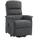 Power Lift Recliner Electric Chair W/ Remote | Dark Grey