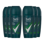 Men Antiperspirant Deo Roll On 72h Nonstop Protection Quantum Dry 50ml, 6pk | 6