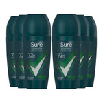 Men Antiperspirant Deo Roll On 72h Nonstop Protection Quantum Dry 50ml, 6pk | 6