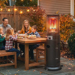 Gas Patio Heater, 11 Kw Portable Propane Outdoor Heater, Black