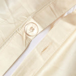 Organic Cotton Duvet Cover Set 400 Tc | Single | Cream