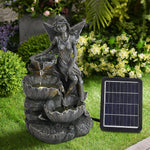 Fairy Solar Resin Water Fountain